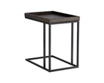 Arden C-Shaped Side Table  Black