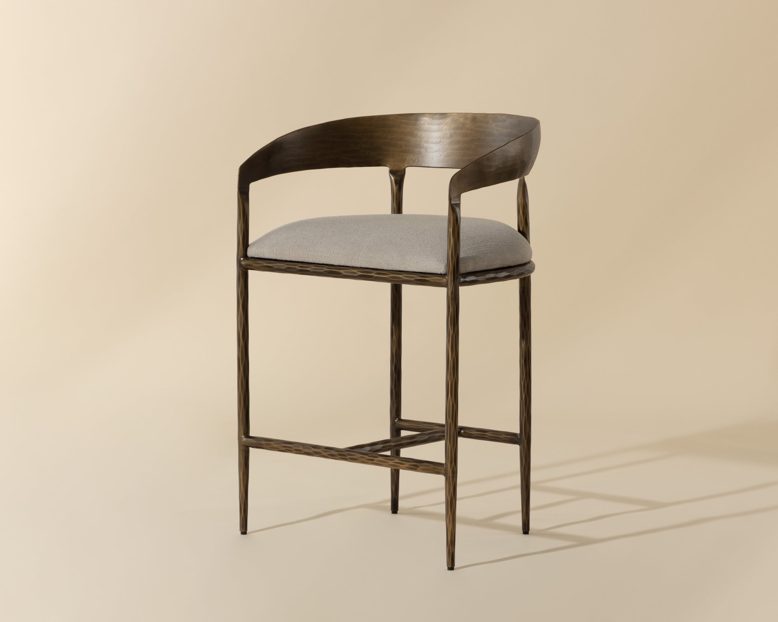 Zanatta Counter Stool - Zenith Taupe Grey