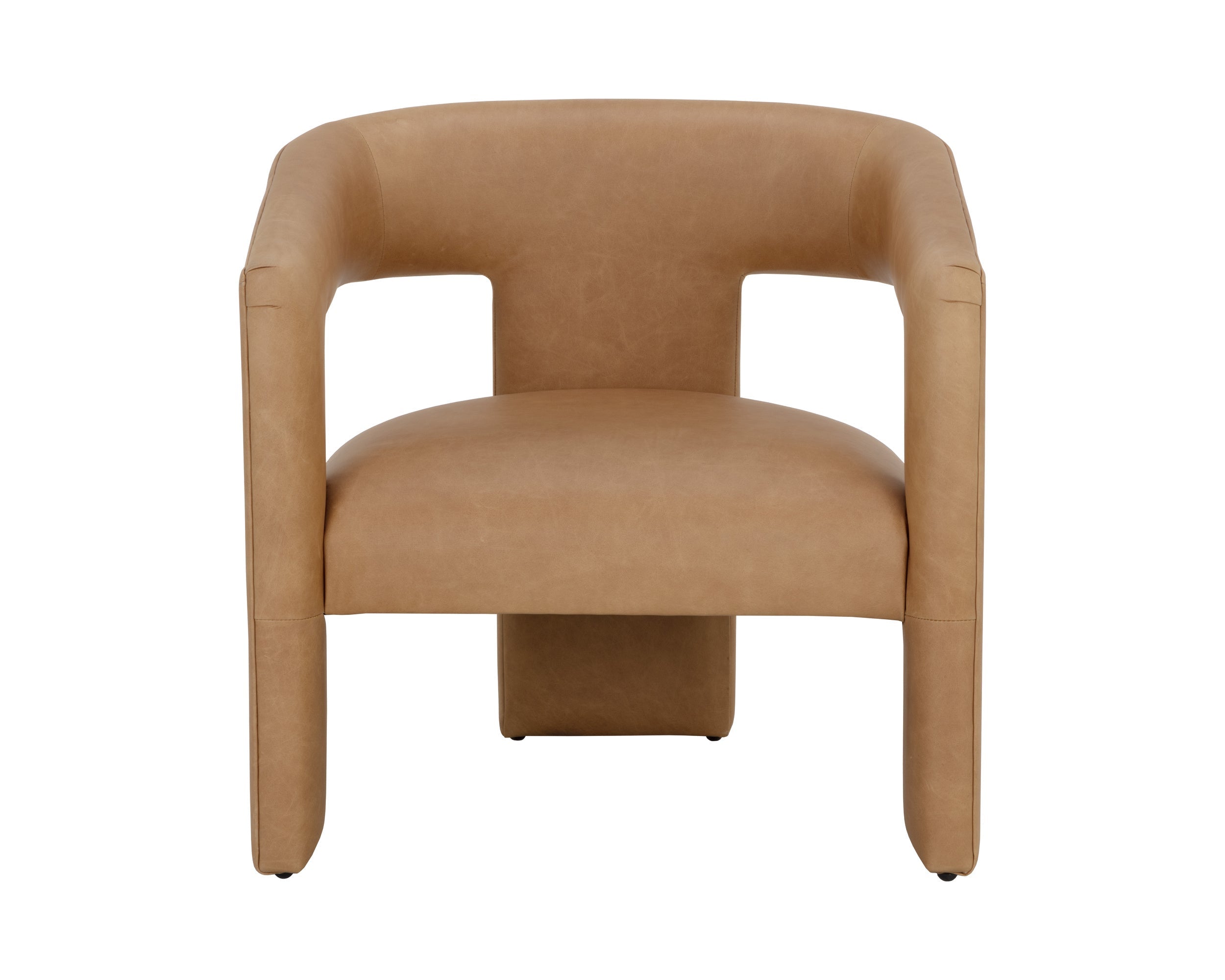 Cobourg Lounge Chair - Ludlow Sesame Leather