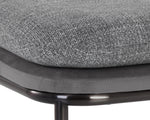 Koffi Stool - Gunmetal  Chacha Grey / Antonio Charcoal