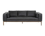 Burr Sofa - Serbia Black Leather