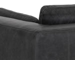 Burr Sofa - Serbia Black Leather