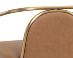 Cicero Lounge Chair - Milliken Cognac