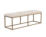 Alley Bench - Burnished Brass  Piccolo Prosecco