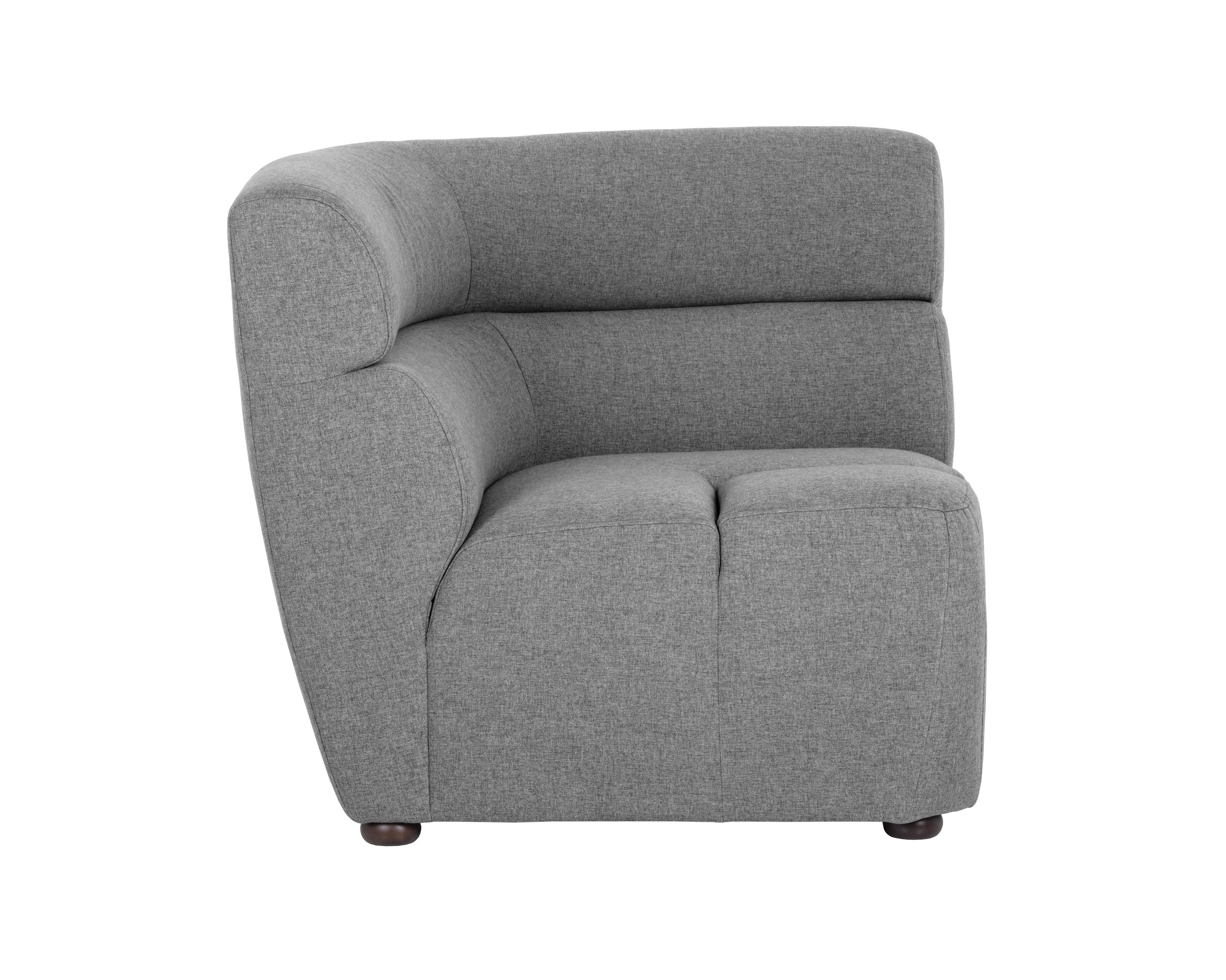 Cornell Modular - Corner Chair  Polo Club Kohl Grey