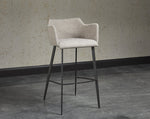 Griffin Barstool - November Grey / Bravo Cognac