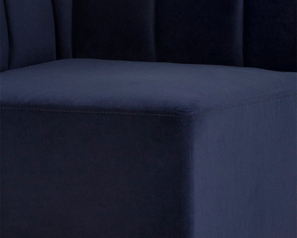 Kosovo Modular Banquette - Single Seat  Abbington Navy