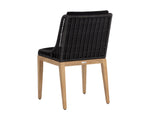 Sorrento Dining Chair - Natural  Arashi Black