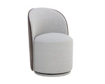 Cavoli Swivel Dining Chair - Mina Light Grey / Meg Ash