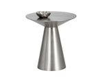 Carmel End Table - Stainless Steel