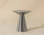 Carmel End Table - Stainless Steel