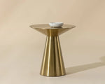 Carmel End Table - Yellow Gold