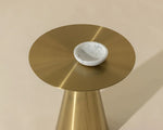 Carmel End Table - Yellow Gold