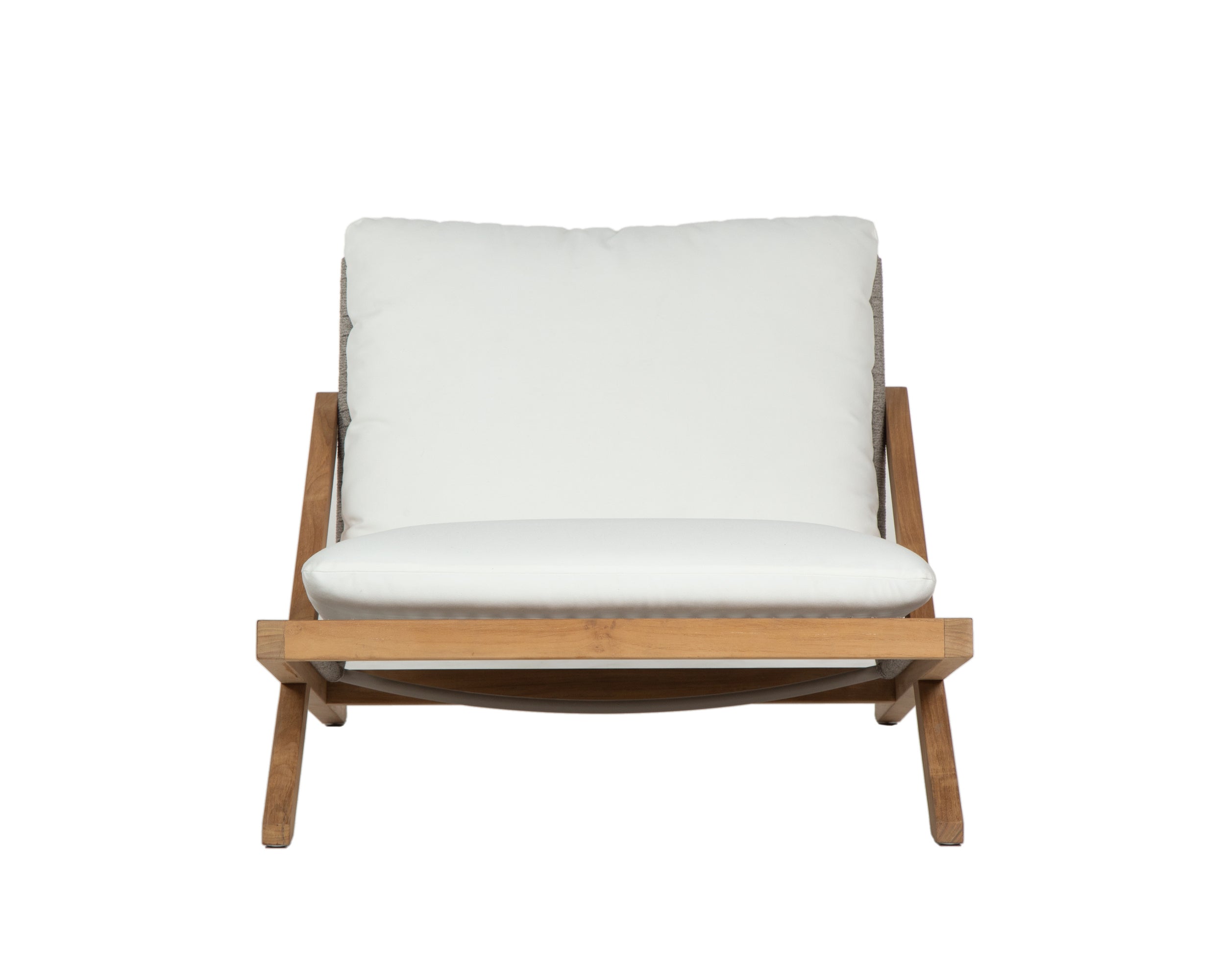 Bari Lounge Chair - Natural  Stinson White