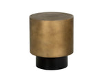 Bernaby End Table - Antique Brass