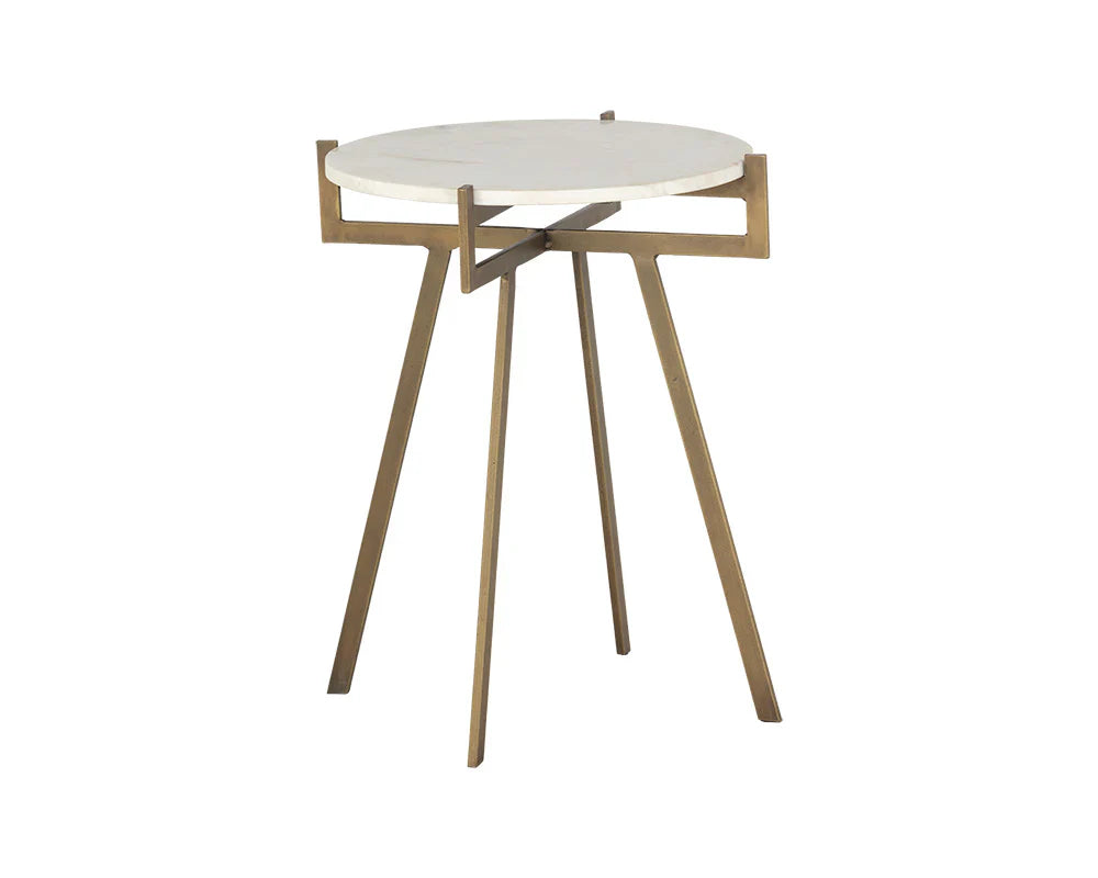 Anak End Table - White