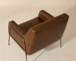 Cybil Lounge Chair - Vintage Caramel Leather