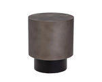 Bernaby End Table - Gunmetal