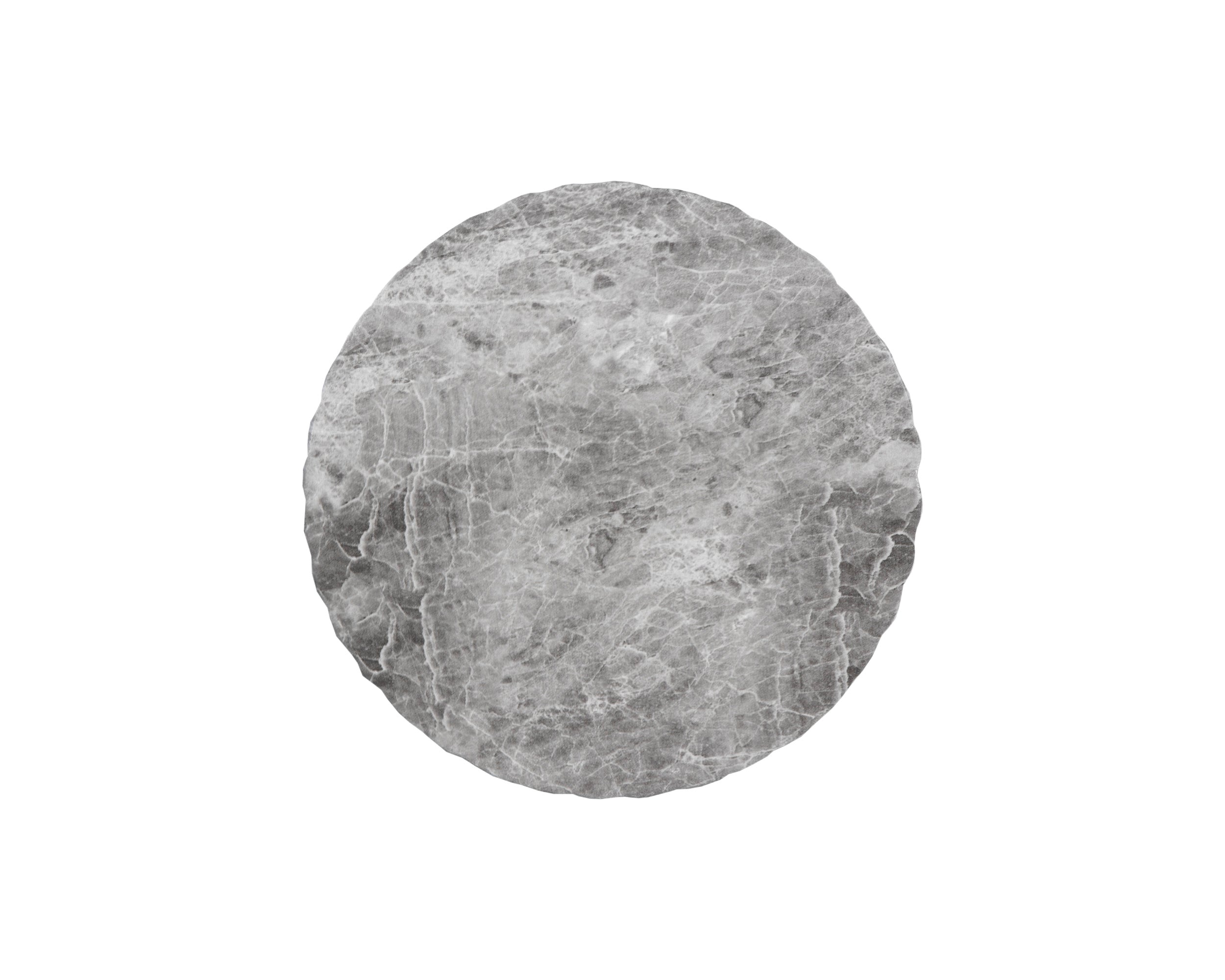 Cara End Table - Marble Look  Grey