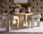 Krasner Dining Armchair - Rhapsody Sand