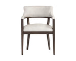 Brylea Dining Armchair - Brown  Saloon Light Grey Leather