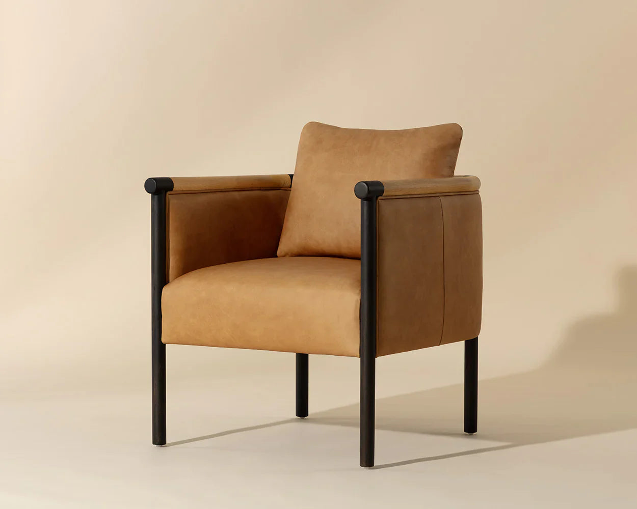 Wilder Lounge Chair - Ludlow Sesame Leather