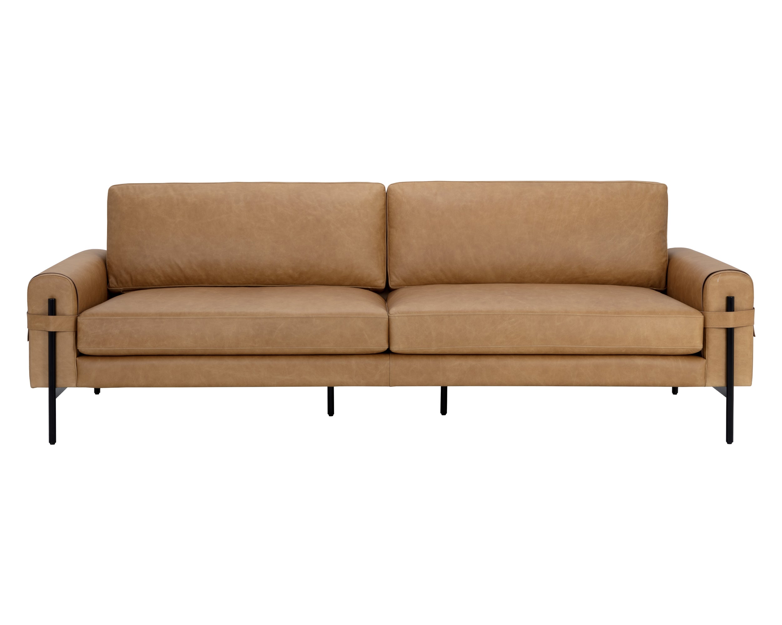 Camus Sofa - Ludlow Sesame Leather