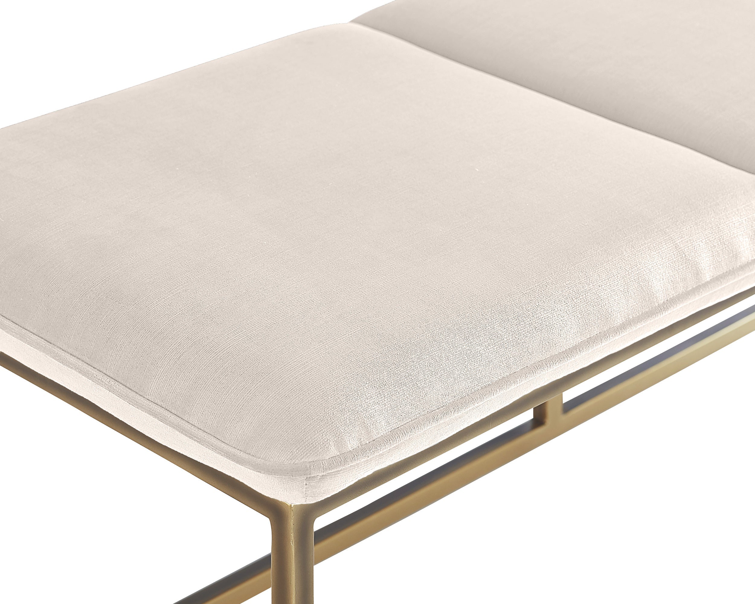 Alley Bench - Burnished Brass  Piccolo Prosecco