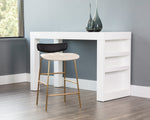 Lorelei Counter Stool - Dillon Cream / Dillon Black