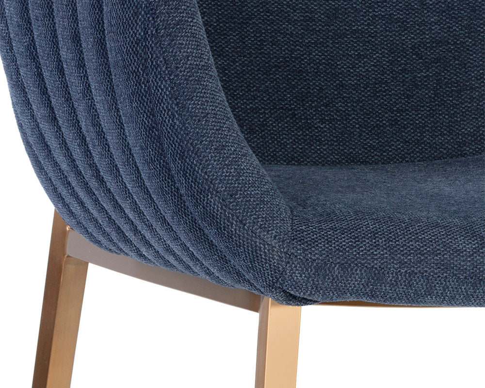 Lucano Dining Armchair - Belfast Navy