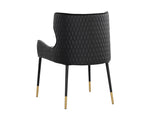 Gianni Dining Chair - Dillon Stratus / Dillon Black