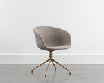 Dina Swivel Dining Armchair - Chacha Limestone