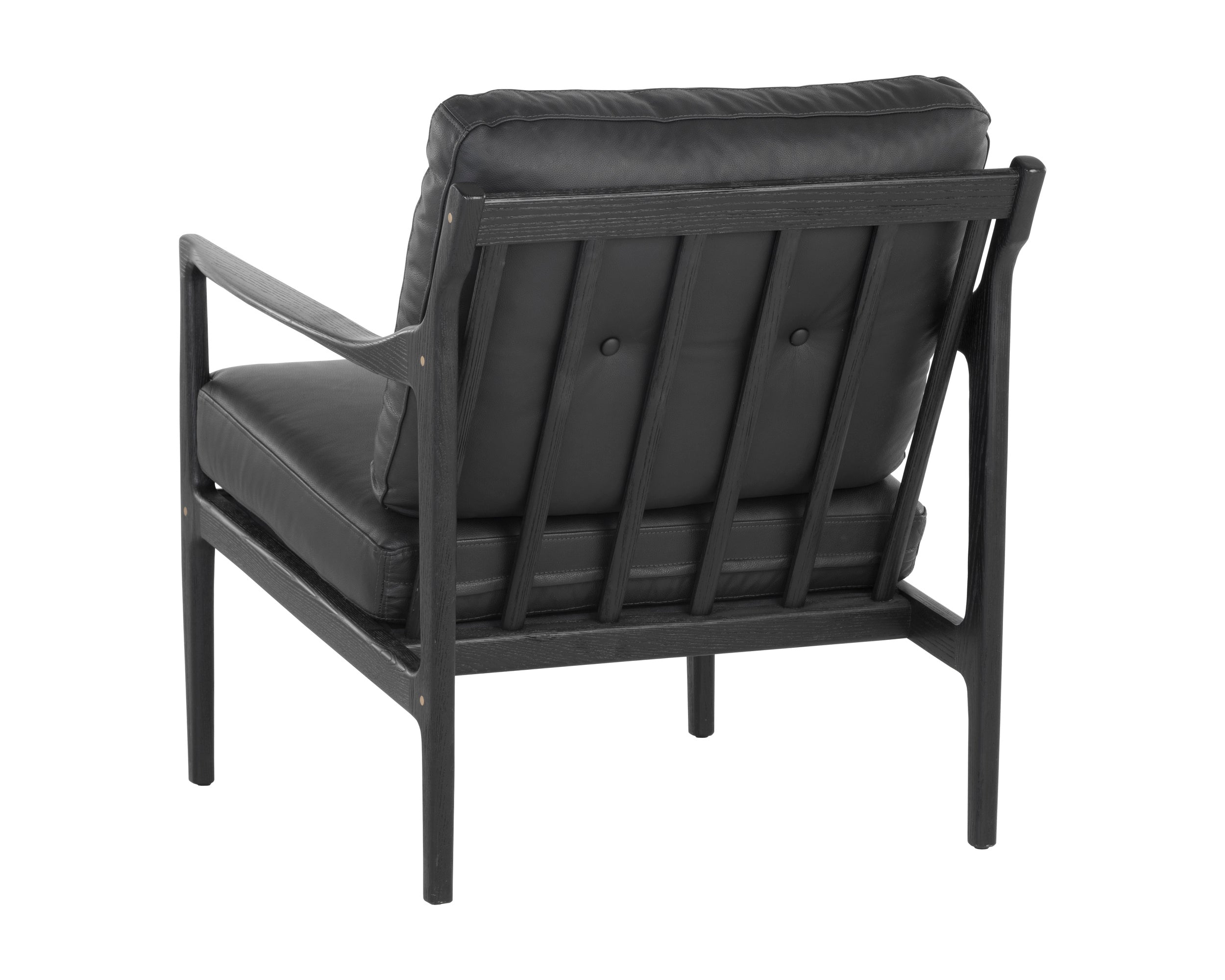 Gilmore Lounge Chair - Black  Black Leather