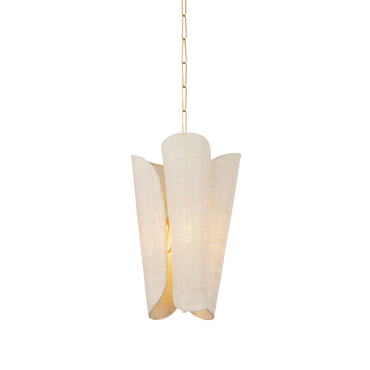 Hudson Valley Lighting Springhill Pendant-Gold Leaf