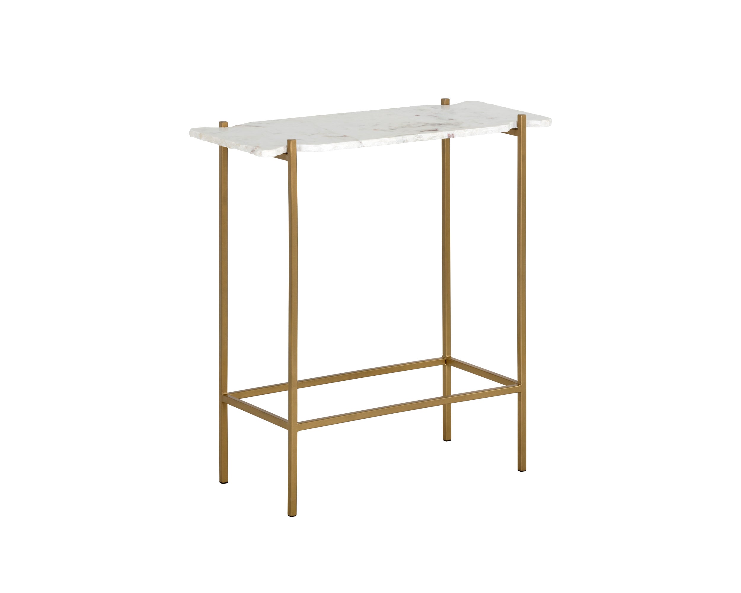 Revell Console Table Top - White Marble