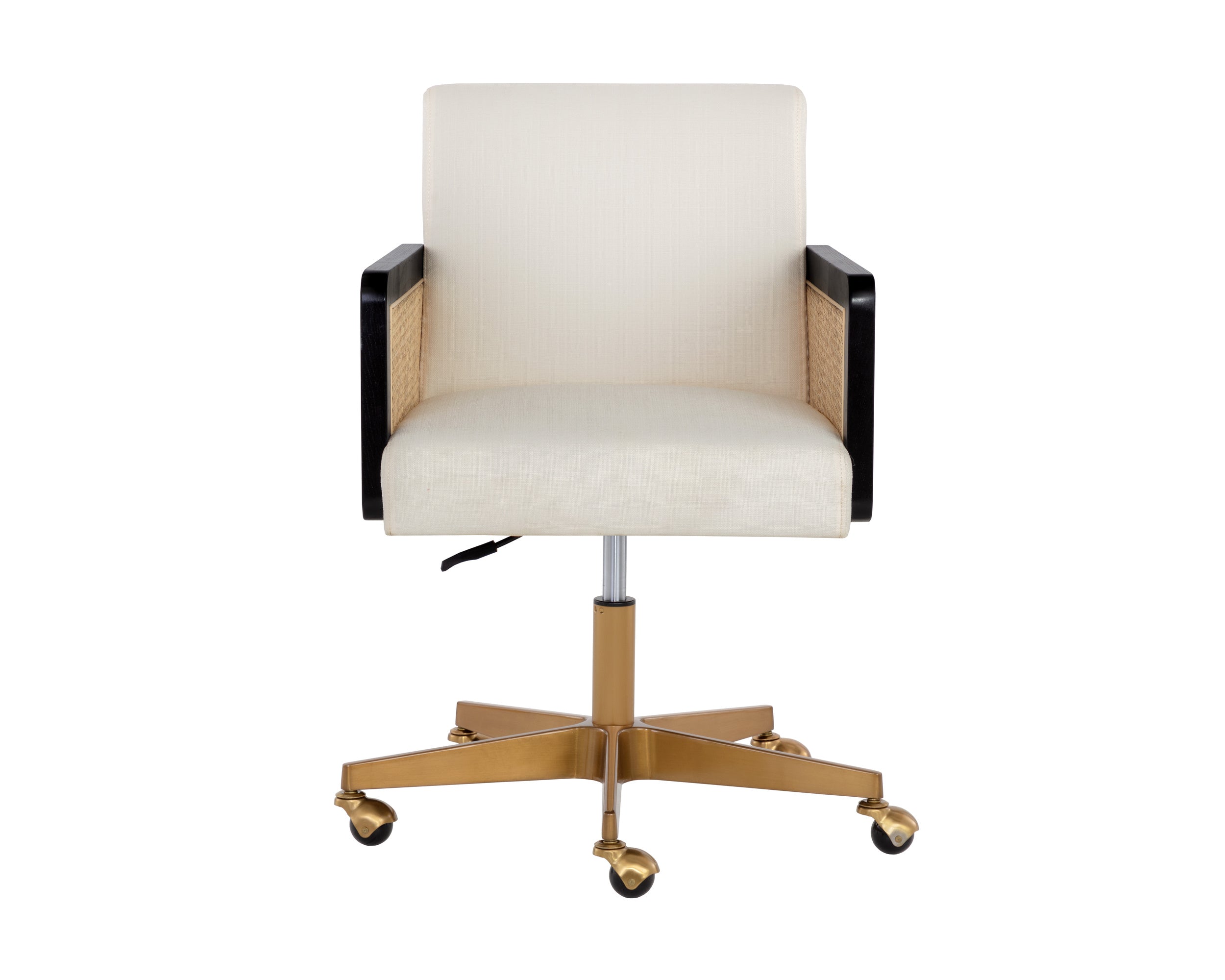 Claudette Office Chair - Linoso Ivory