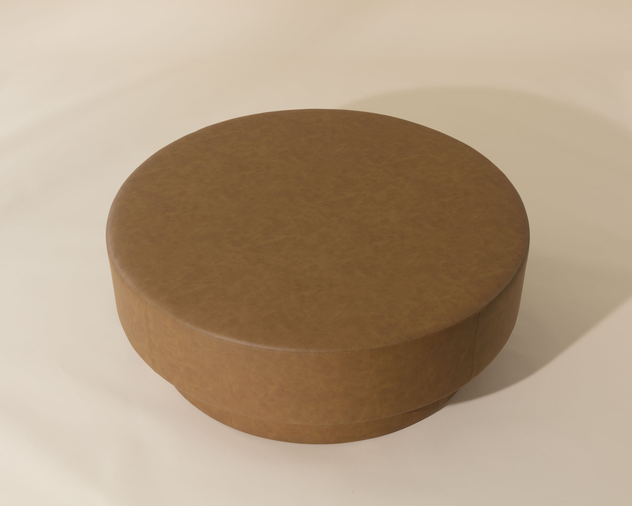 Arlo Ottoman - Milliken Cognac