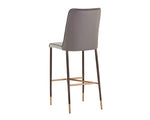 Klaus Barstool - Gunmetal  Flint Grey / Napa Taupe