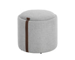 Borelli Storage Ottoman - Belfast Heather Grey / Autumn Chestnut