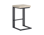 Boone Counter Stool - Black  Bravo Cream