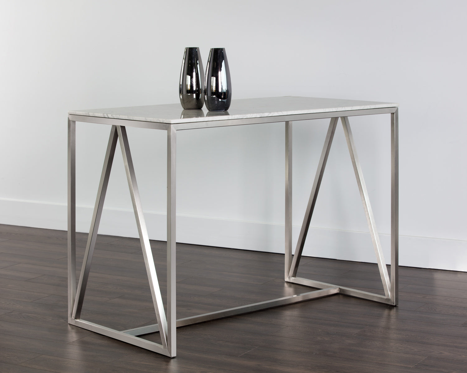 Abel Counter Table - Stainless Steel