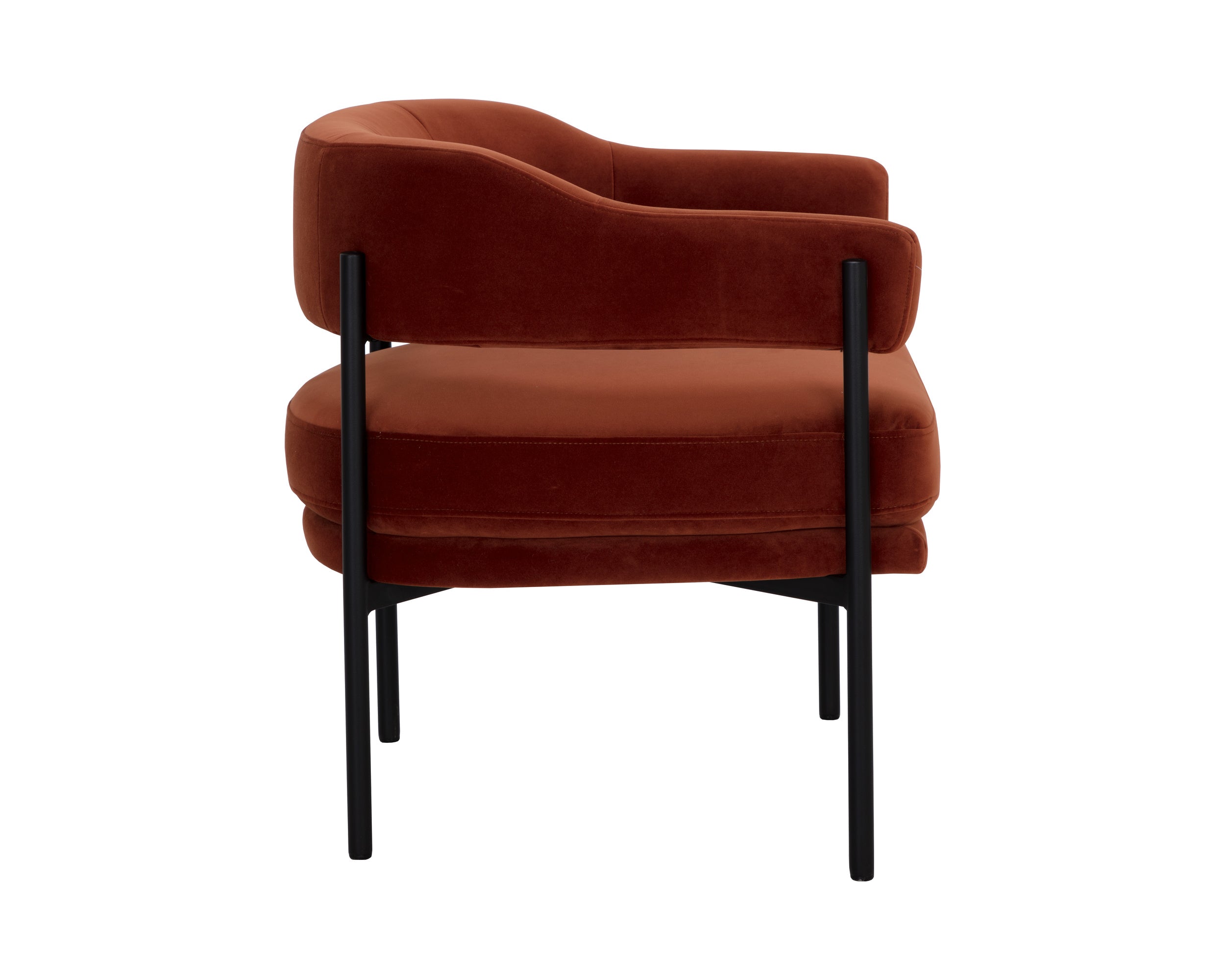 Lola Lounge Chair - Meg Rust