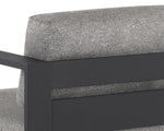 Tavira Armchair - Charcoal  Lanikai Salt And Pepper