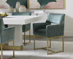 Greco Dining Armchair - Aura Teal