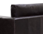 Anakin Sofa - Light Oak  Tuscany Warm Black Leather