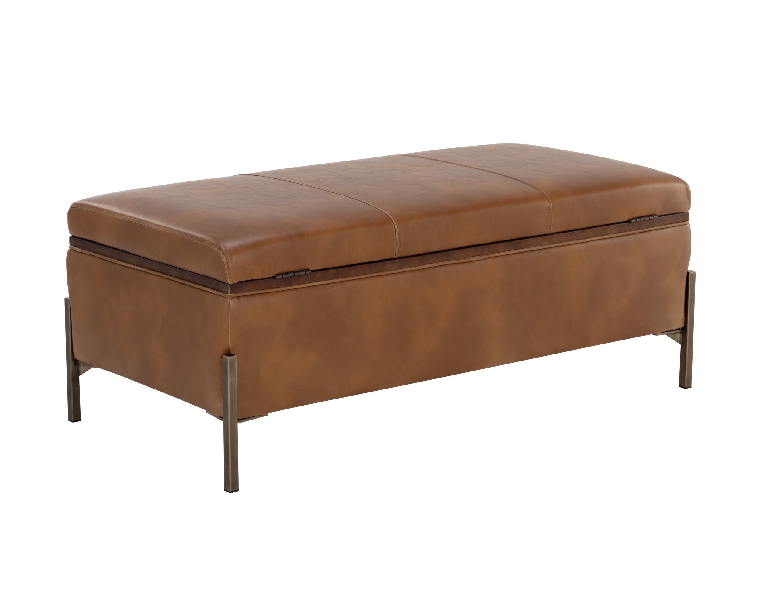 Kael Storage Bench - Tobacco Tan