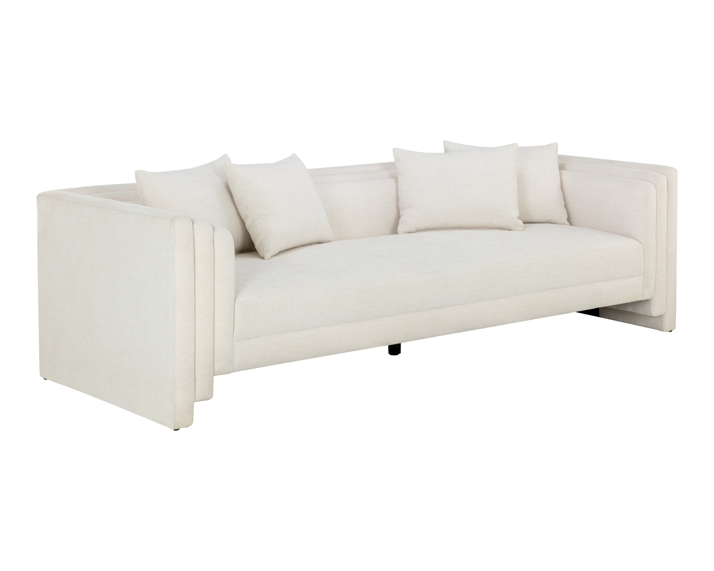 Kira Sofa - Heather Ivory Tweed