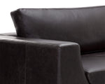 Anakin Sofa - Light Oak  Tuscany Warm Black Leather