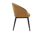 Thatcher Dining Armchair - Black  Gold Sky