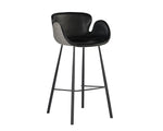 Waldo Barstool - Nightfall Black / November Grey